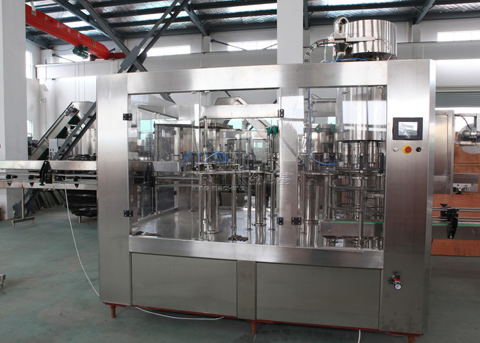 全自動三合一含汽飲料灌裝機