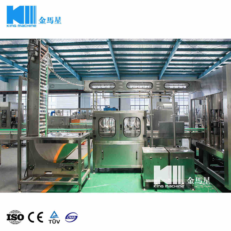 全自動(dòng)小瓶裝礦泉水三合一體灌裝機(jī)